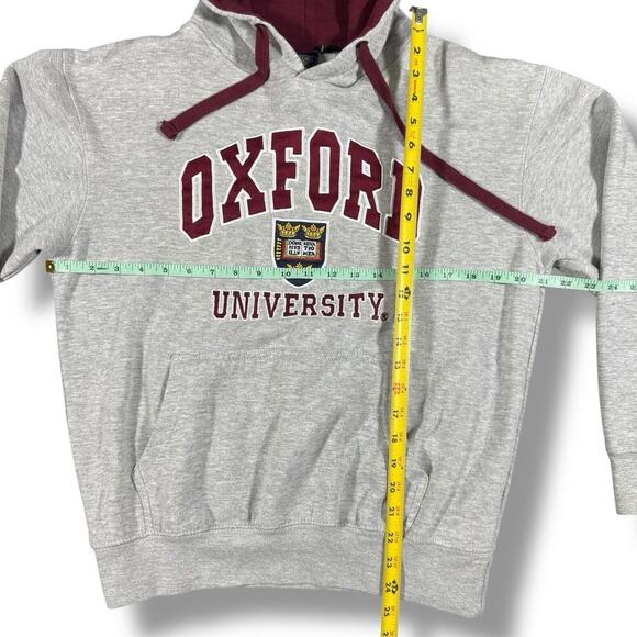 Oxford University Hoodie Sweatshirt Men’s Small Collegiate Pullover Gray - Picture 5 of 5